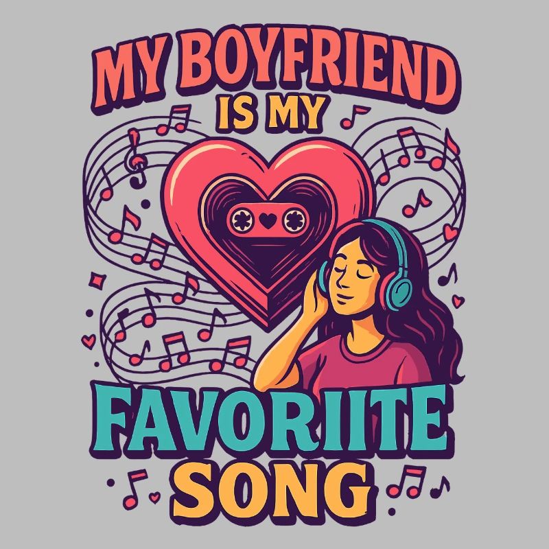 Chanson d’amour de petit ami de la Saint-Valentin, romance musicale