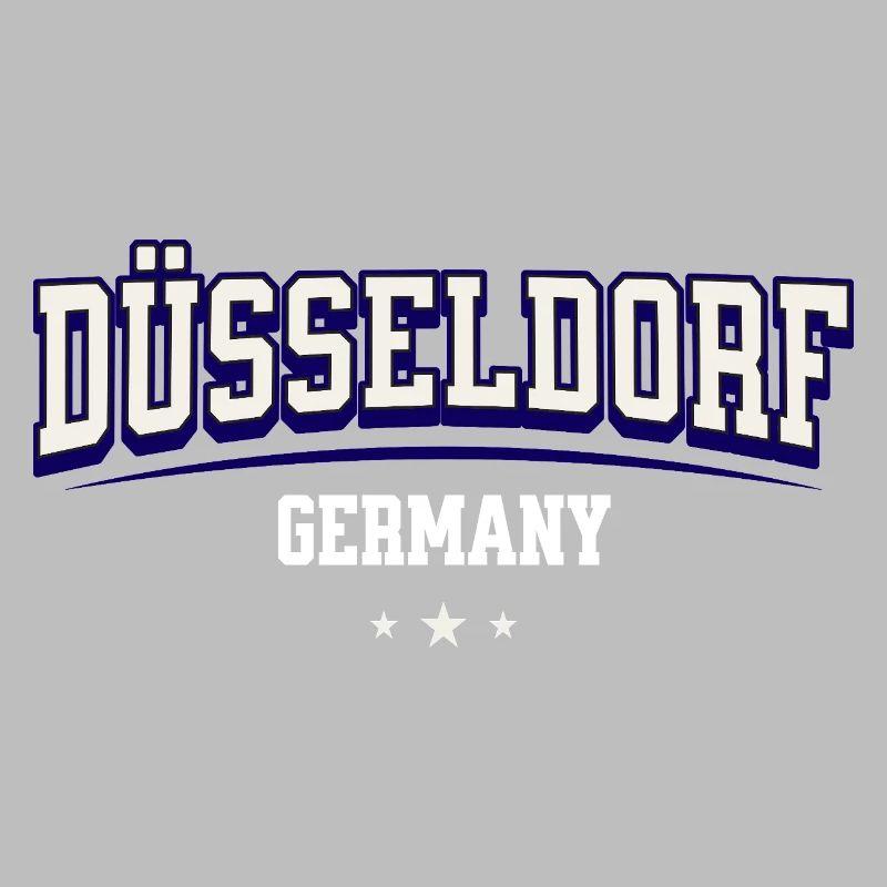 Düsseldorf Deutschland Varsity-Logo