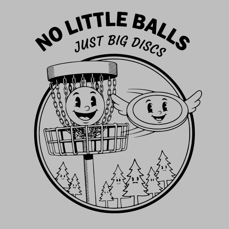 Pas de petites balles, juste de gros disques, drôle de disc golf
