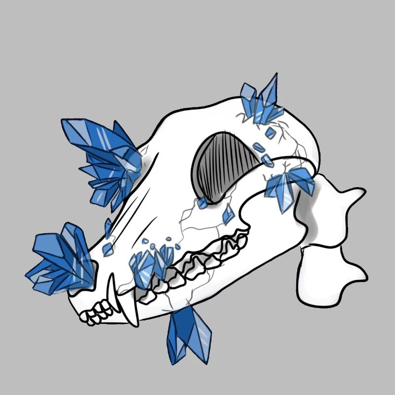 Crâne de cristal - Canidae (par Leni Riosa)