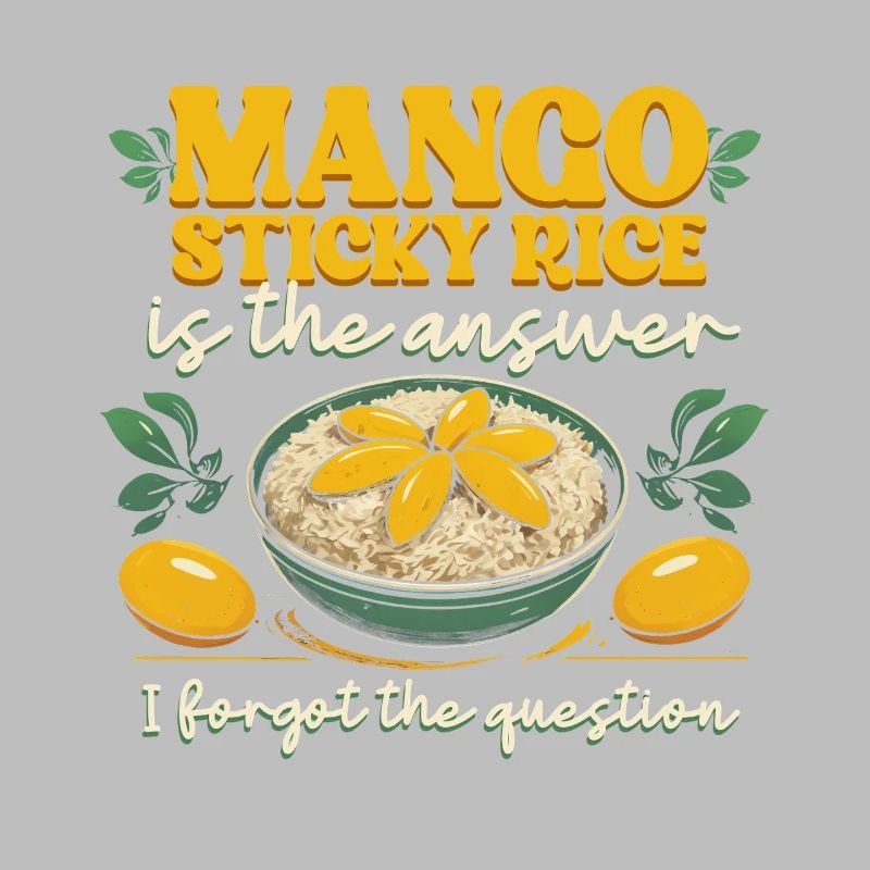 Le riz gluant à la mangue est la solution