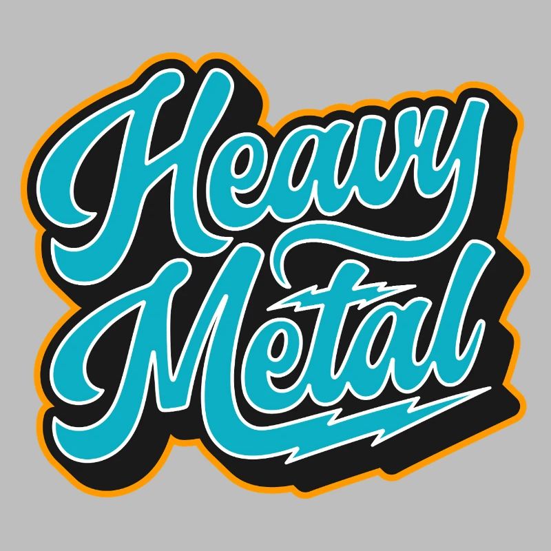 Heavy Metal Rétro Script
