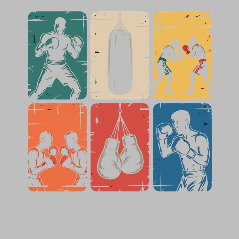Puissance de la mosaïque de la boxe
