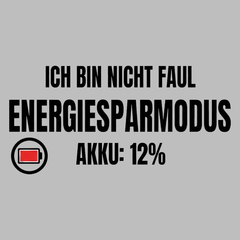 Not lazy, power saving mode – battery 12% saying