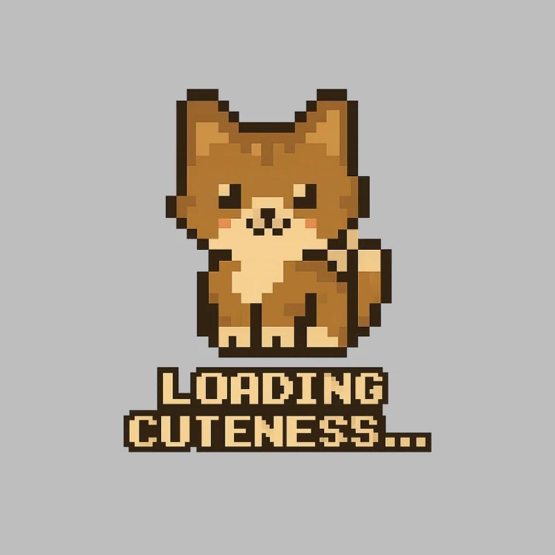 Pixel Puppy Loading Cuteness