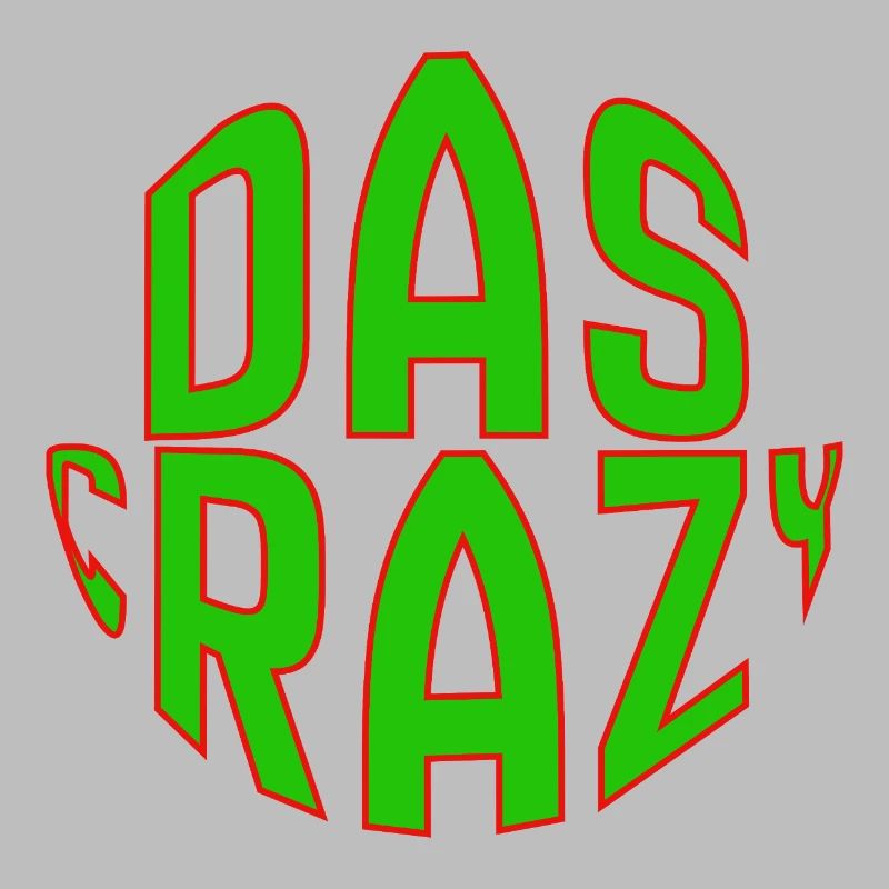 The Crazy Green Comic Font Design