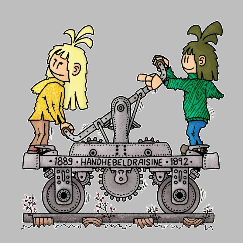 Rona & Quinn – le tramway à levier manuel /