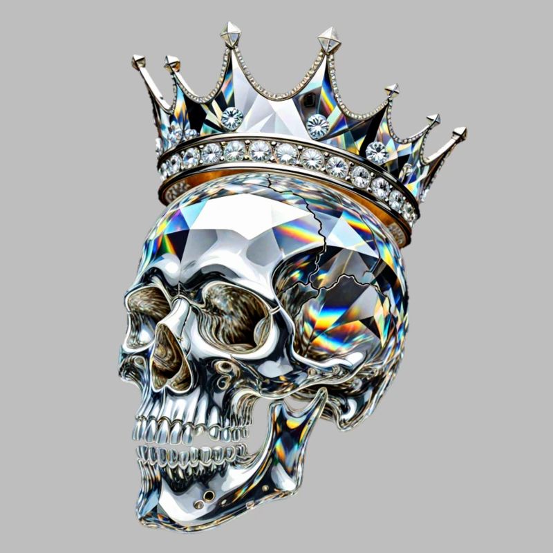 Crystal Skull King Diamond Crown
