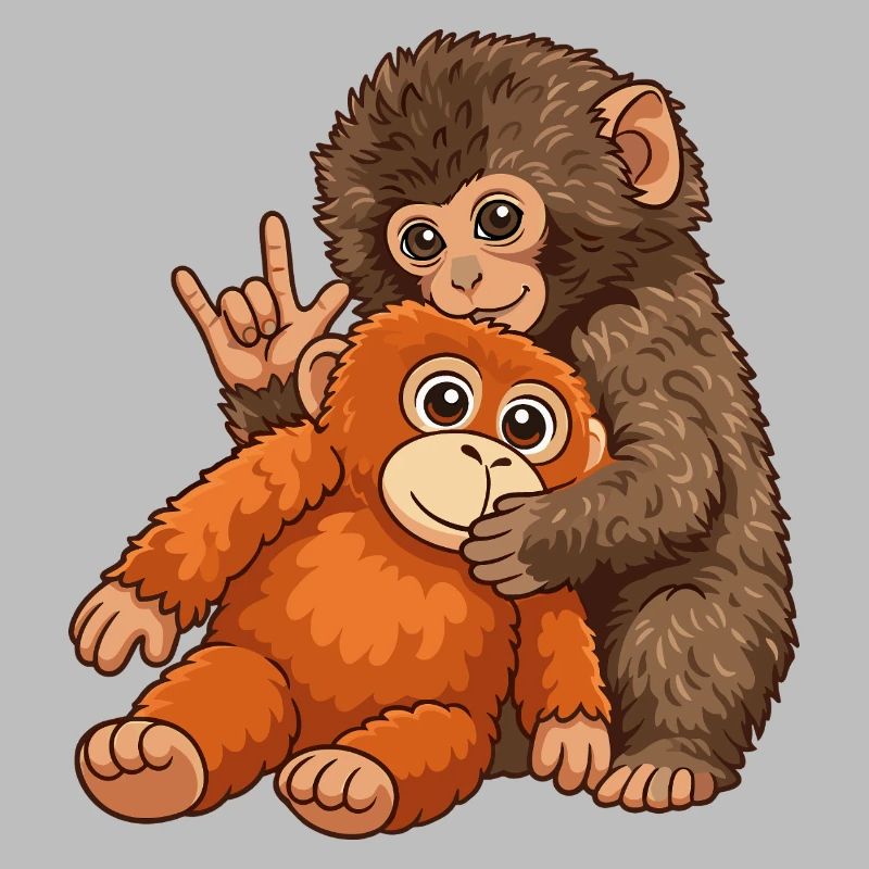 Monkey Punch Monkey Cute Gift