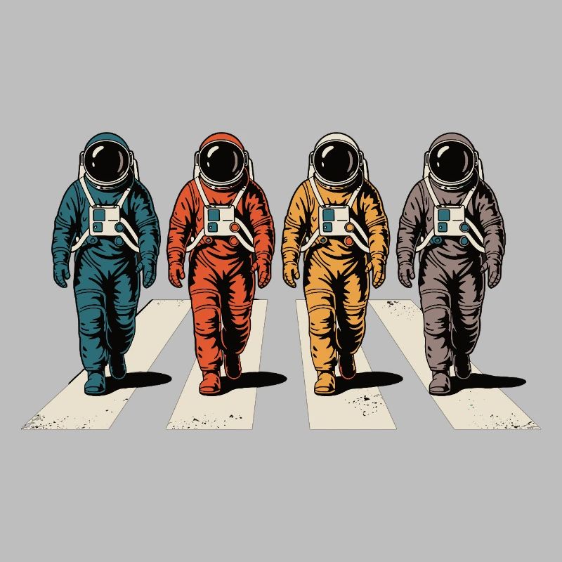 Astronaut Zebra Stripe Retro Space Astronaut