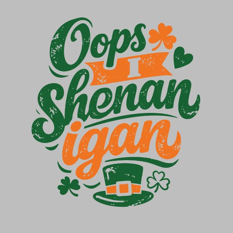 Oups, je fais des bêtises Jeu de mots de la Saint-Patrick