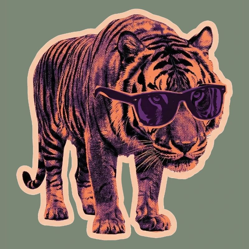 Tiger Sunglasses Risography