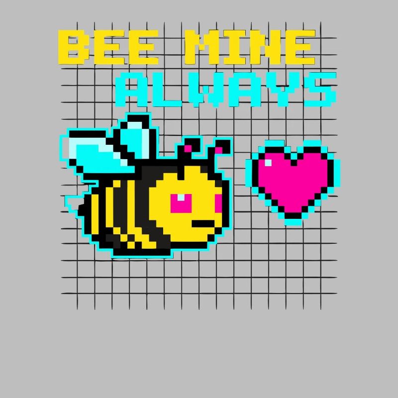 Bee Mine Biene Retro