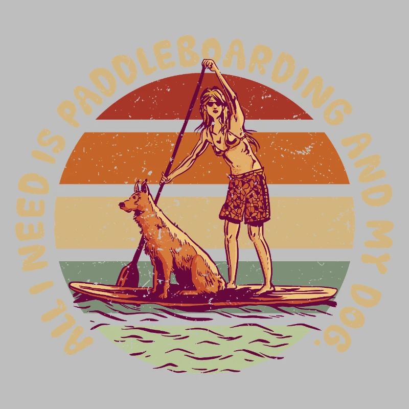 Paddle Up Paddle Paddle et mon chien