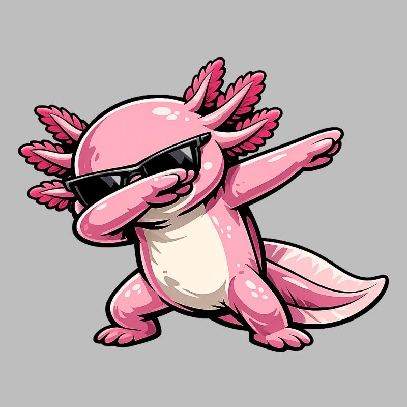 Dabbing Axolotl