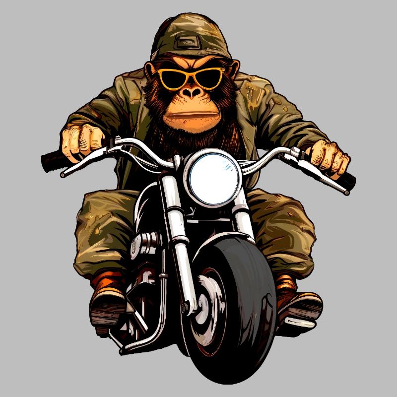 Singes motards