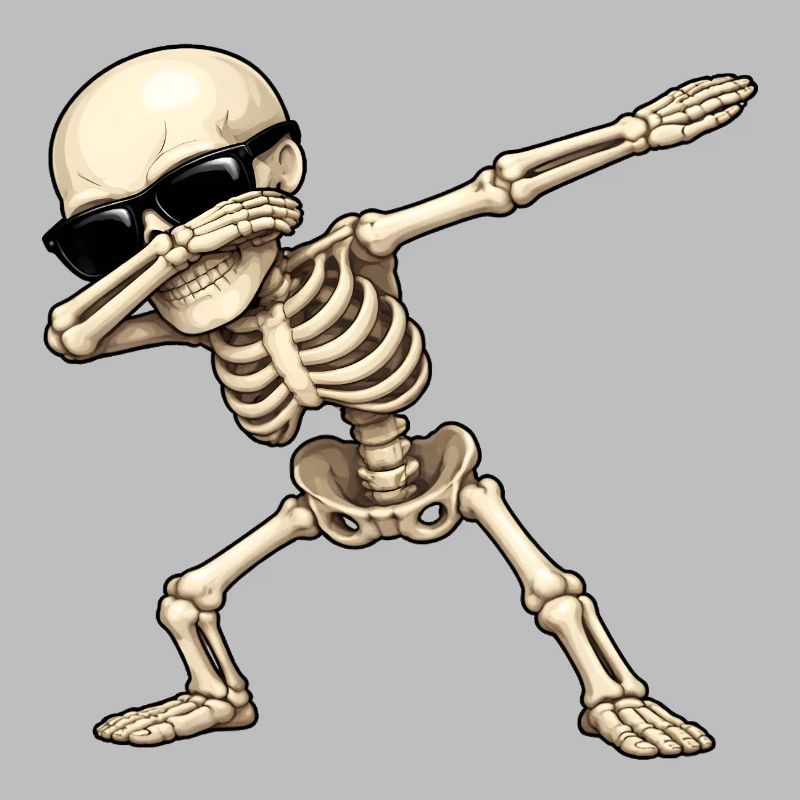 Squelette de dabbing