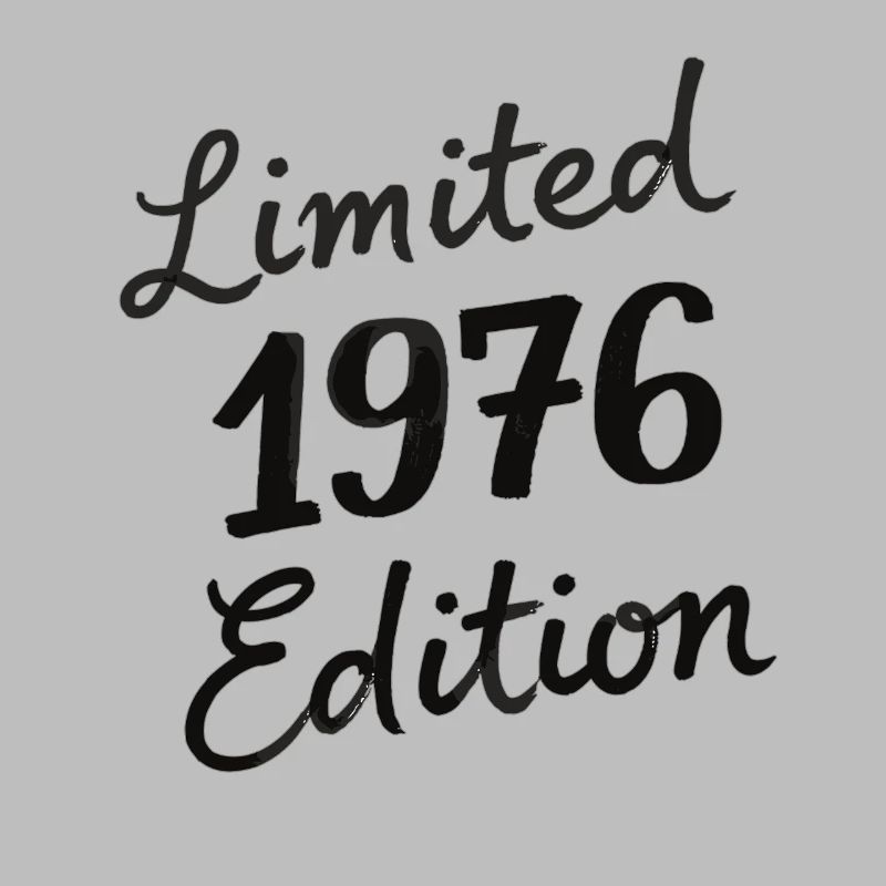 Édition Script Anniversaire Vintage 1976