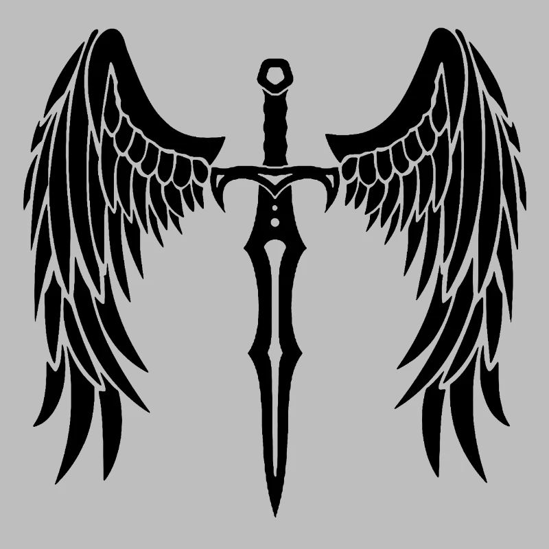 épée ailée noire