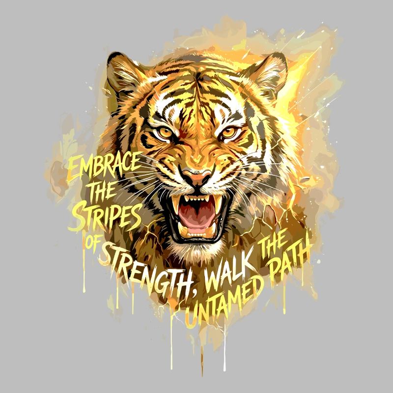 Citation de la Force du Tigre sur le Chemin Indompté