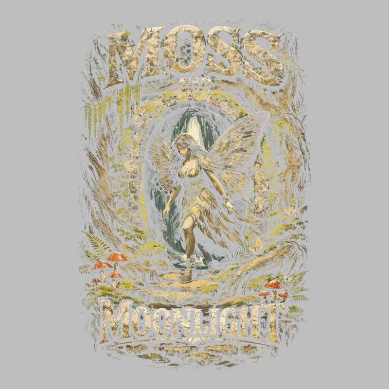 Fairycore Fee Gotisch Moss And Moonlight