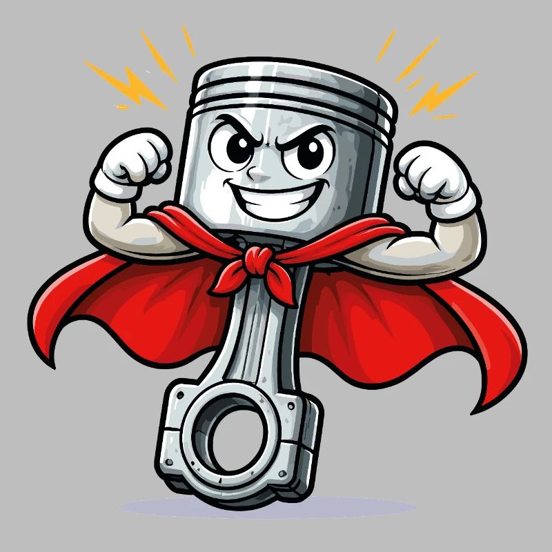 Mechanikers Superheld Piston