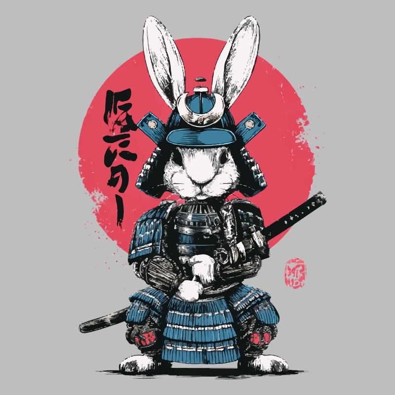 Bunny Samurai in Armor