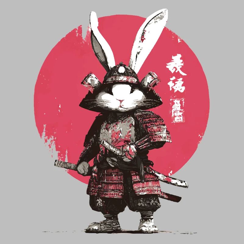 Bunny Samurai in Armor