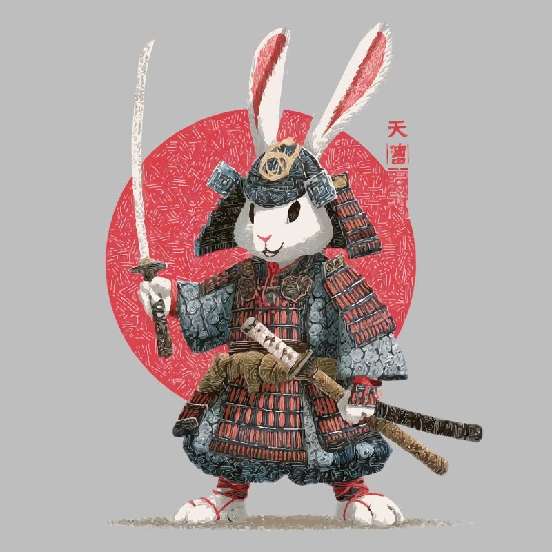 Bunny Samurai in Armor