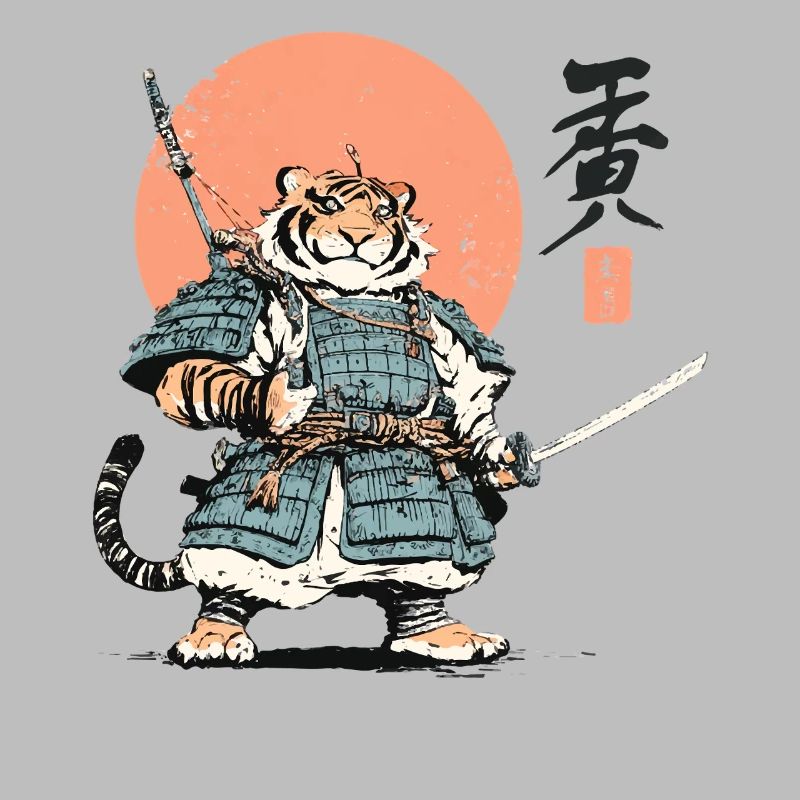 Tiger Samurai Armor Katana
