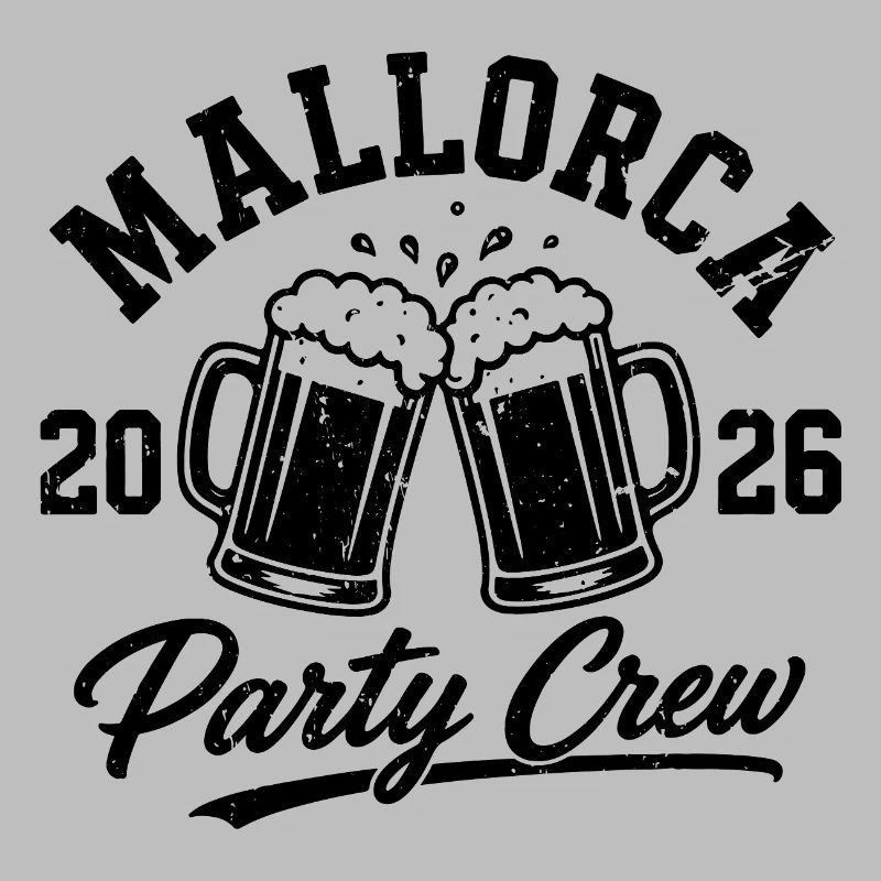 Mallorca 2026 Party Crew Bier Bier Bier