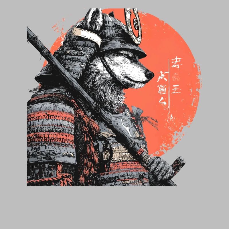 Wolf in Armor samurai 