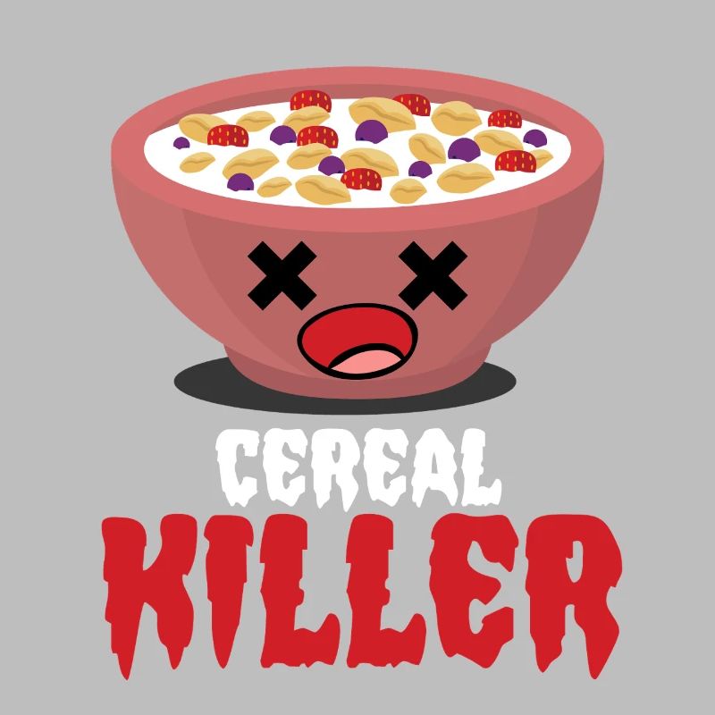 Cereal Killer Breakfast Humor Pun