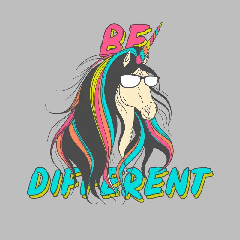 Be Different Nerd Unicorn Party