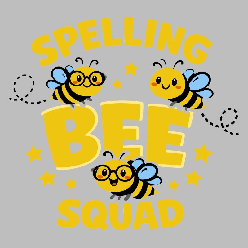 Spelling Bee Squad Humour École Abeille