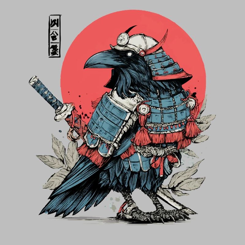 Crimson Samurai Raven Armor