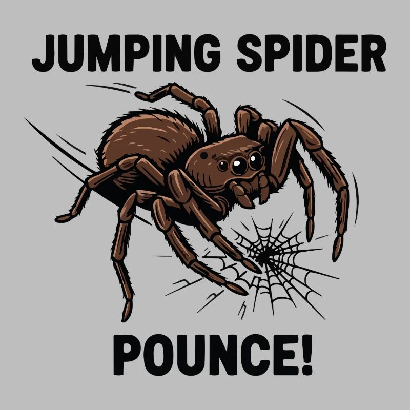 Araignée Sauteuse Pounce Jumping Spider