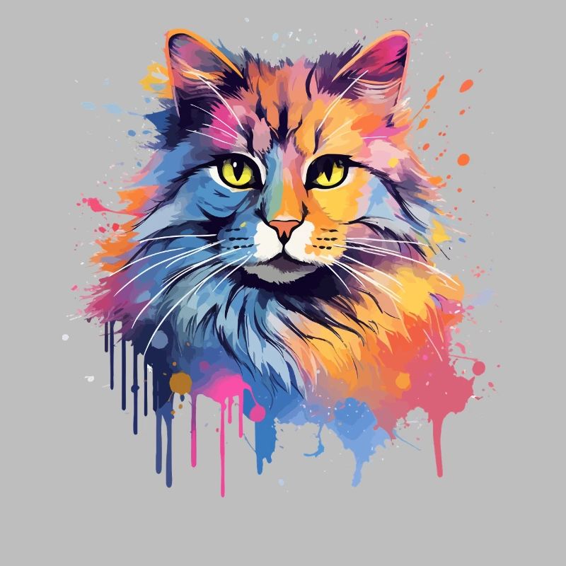 Face de chat à queue courte américaine