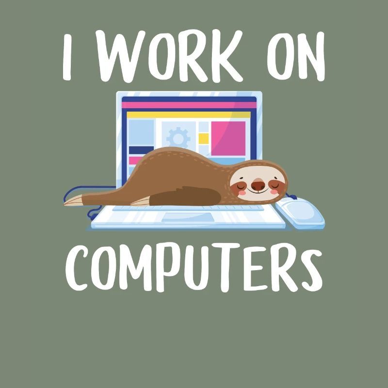 I work on computers Computer Progammer Geschen