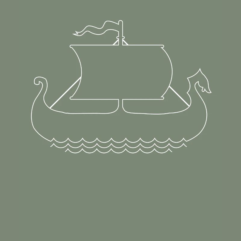 Wikinger Boot Langboot Wikingerboot Mittelalter