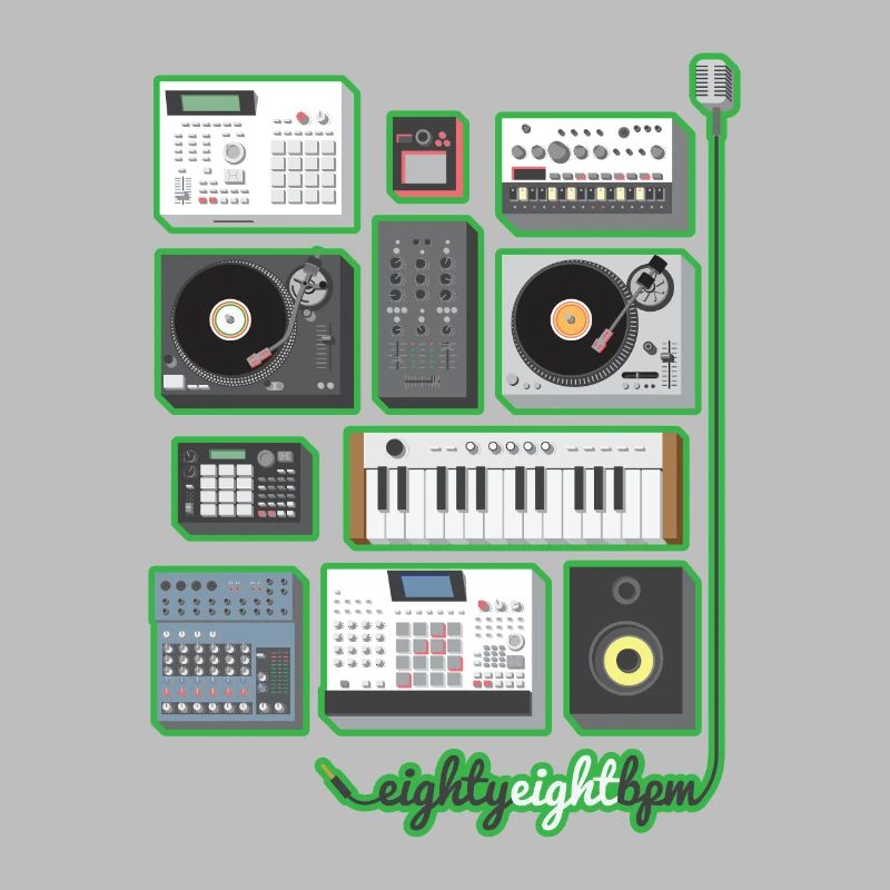 Ensemble complet de 88 BPM (vert)