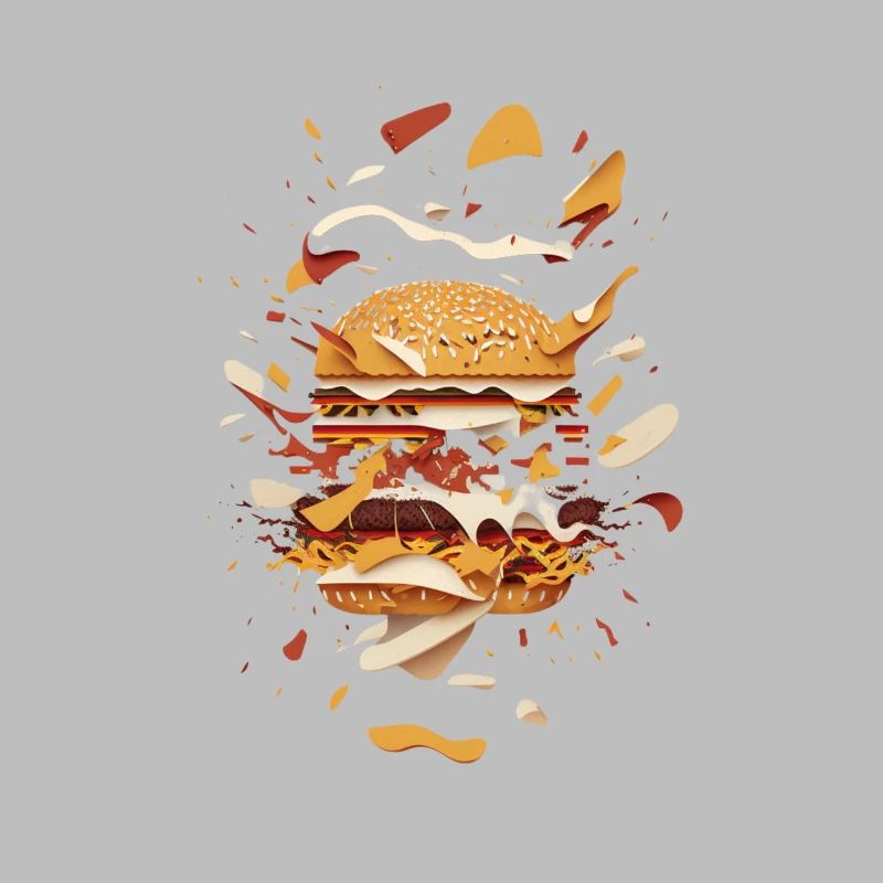 Burger Exploded | Deconstructed Burger