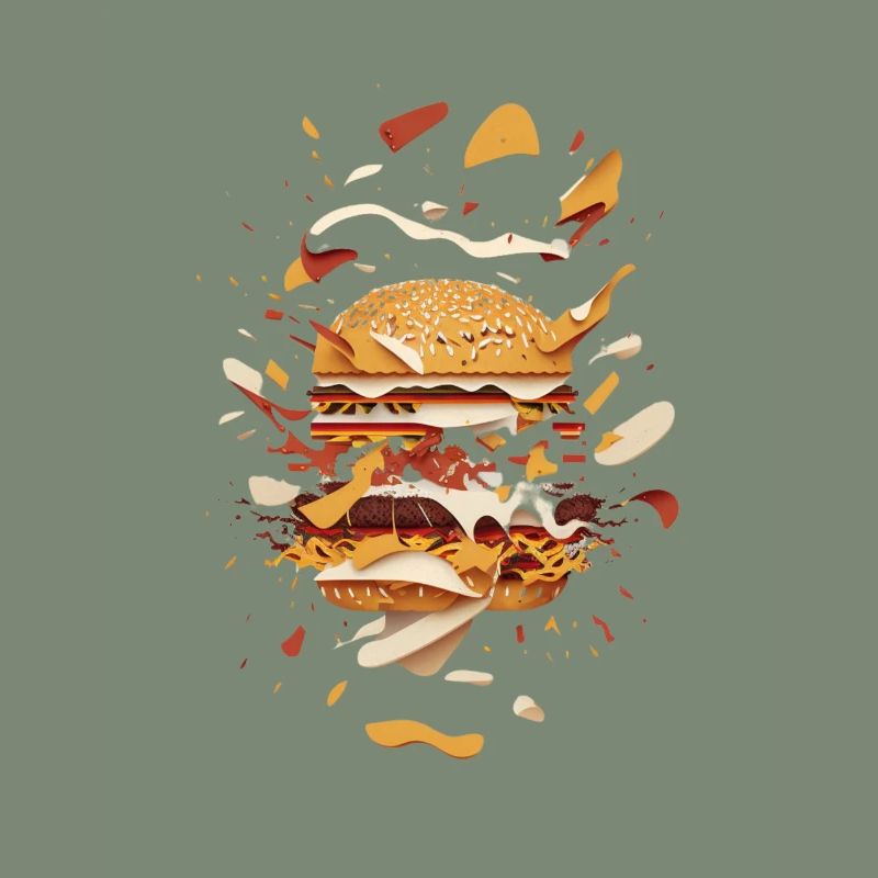 Burger Exploded | Deconstructed Burger