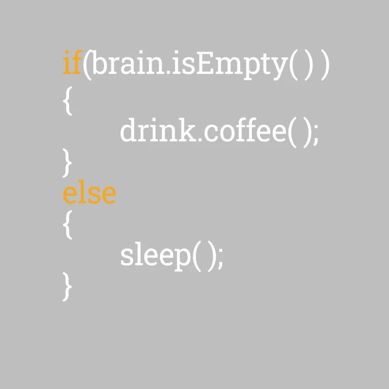 Programmeur Étudiant en informatique Tired Coffee C++