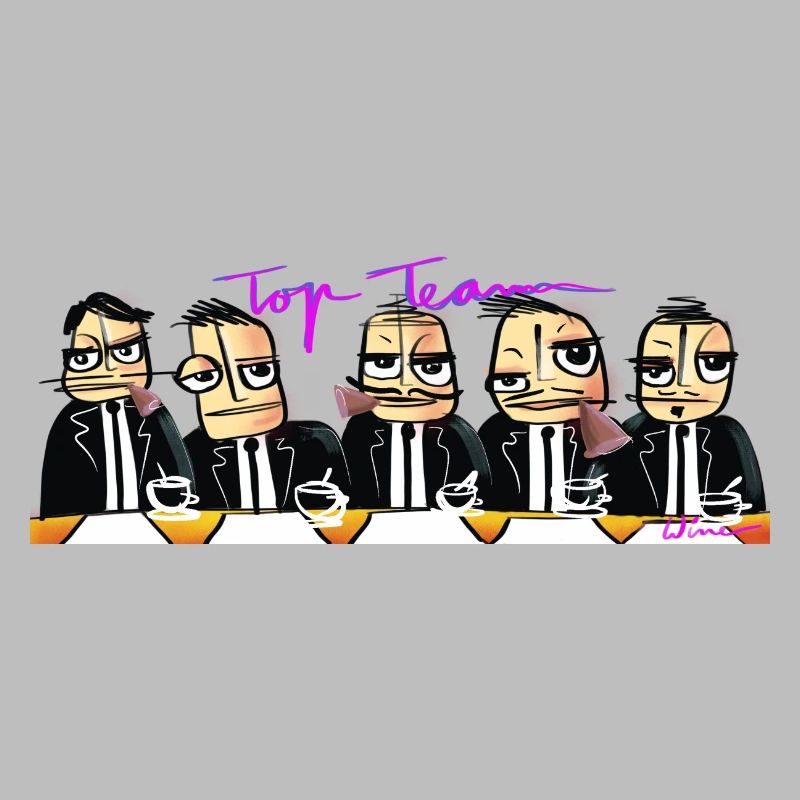 Kaffeebecher - Top Team