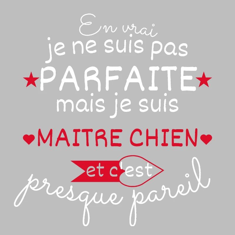 Pas parfaite mais Maitre chien