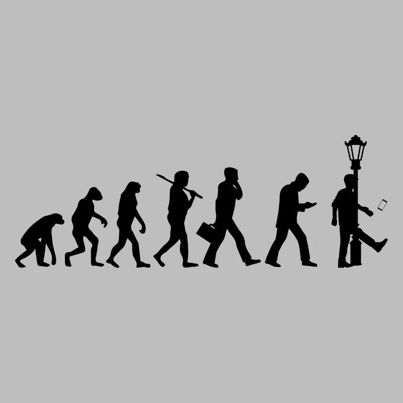 Evolution Smartphone - Funny Motif
