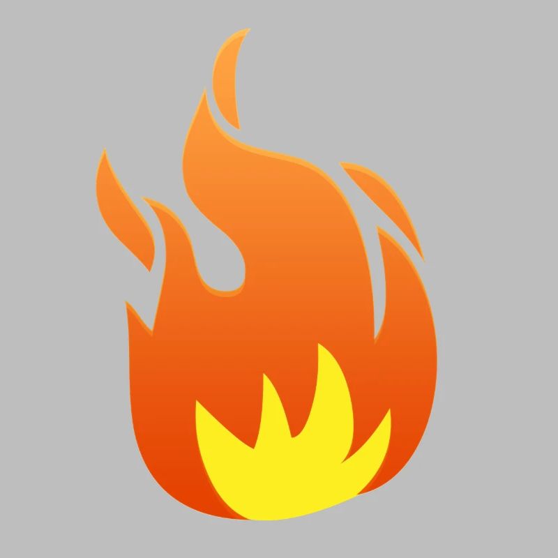 Symbole de feu Icon Ikon marque de marque