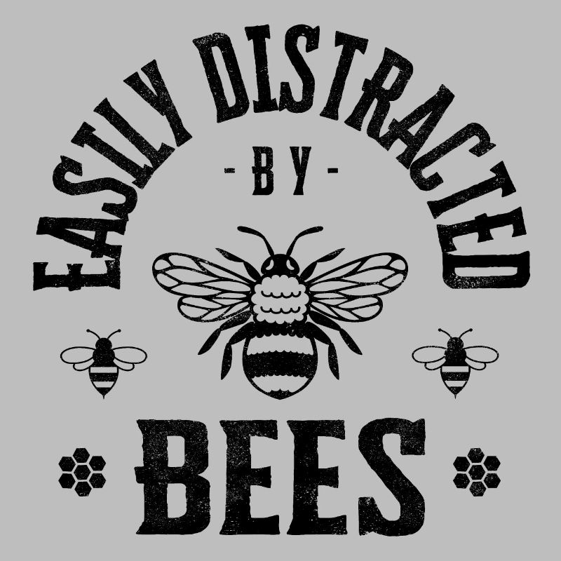 Facilement distrait par les abeilles