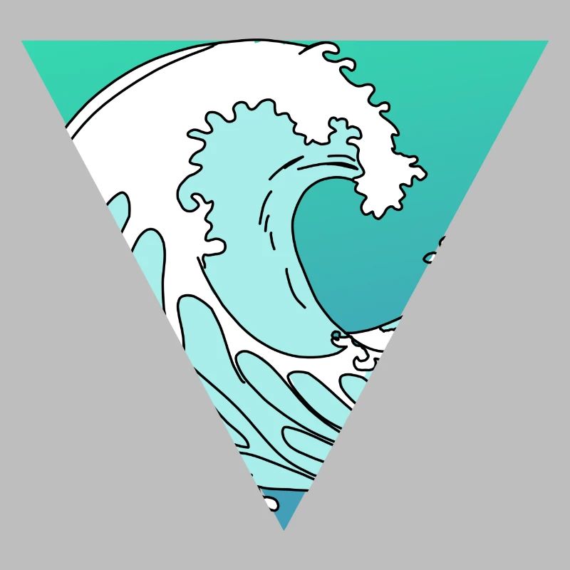 Wave in triangle